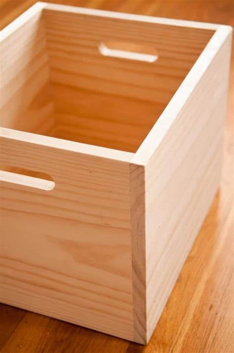 diy wooden storage boxes